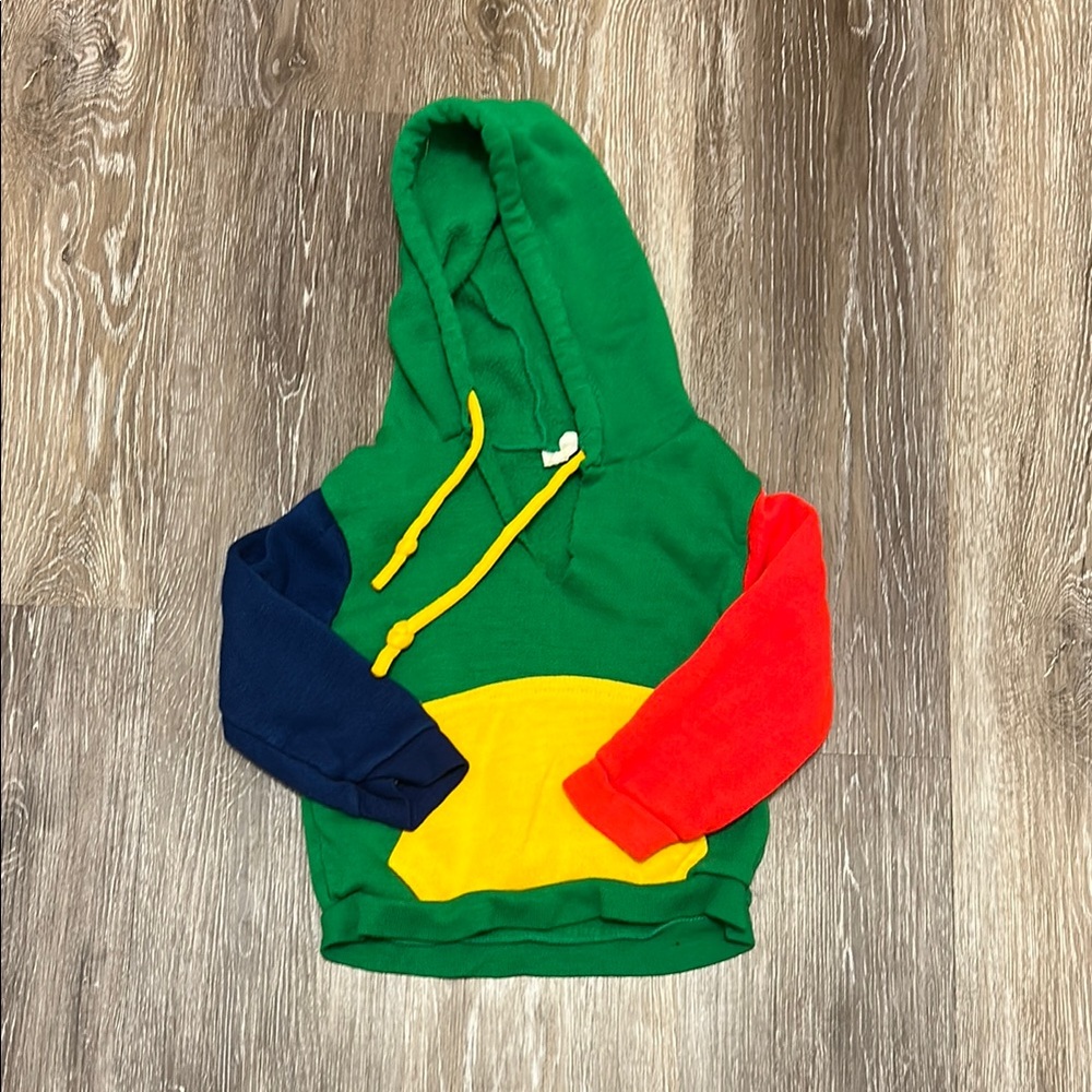 Vtg colour block Hoodie